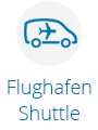 Anreise mit dem Flughafen Shuttle